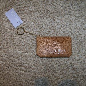 Women's Marc Fisher Key Fob & Coin Purse - Camel Reptile Print